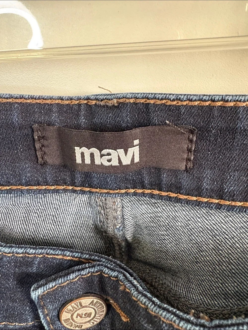 Mavi Men’s Dark Blue Slim Straight Jeans 34/30